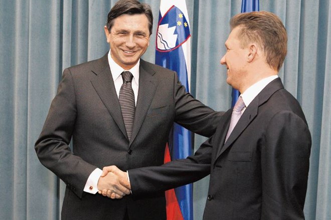 Leta 2009 sta si Borut Pahor, takrat še predsednik vlade, in prvi mož Gazproma Aleksej Miller prvič segla v roke. 