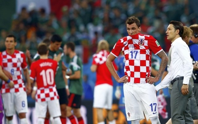 Hrvati so se morali po porazu proti Mehičanom sprijazniti z izpadom z mundiala že po skupinskem delu. (foto: Reuters) 