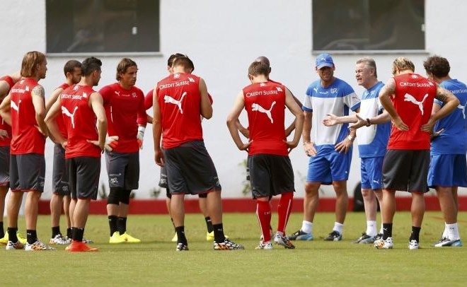 Švica se bo v torek v osmini finala pomerila proti Argentini. (Foto: Reuters) 