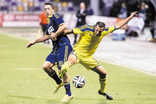 Agim Ibraimi (levo) bo eden glavnih adutov Maribora v današnji tekmi z Maccabijem iz Tel Aviva. 