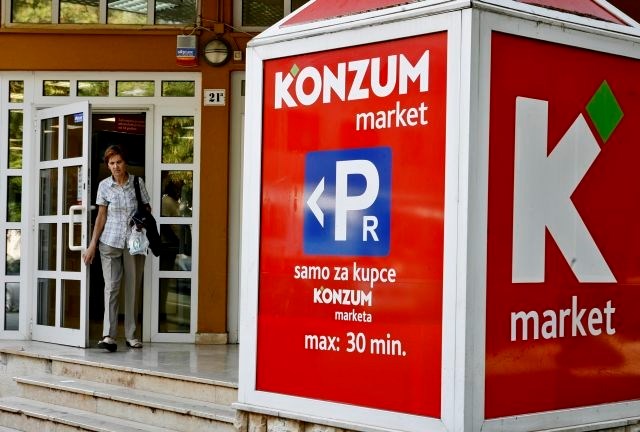 Na Hrvaškem zaradi kršitve zakona o konkurenci kaznovali Konzum