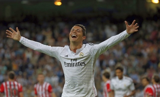 Cristiano Ronaldo je včeraj Athletic Bilbau zabil tri gole. (Foto: Reuters) 