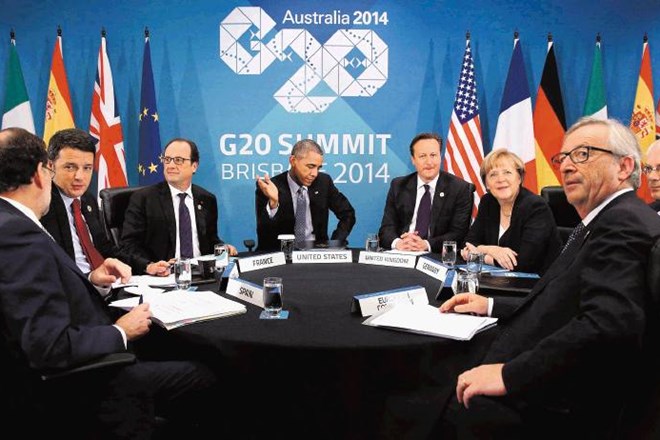 Ameriški predsednik Barack Obama se je ob robu vrha ločeno sestal z voditelji evropskih držav G20, s katerimi je razpravljal...