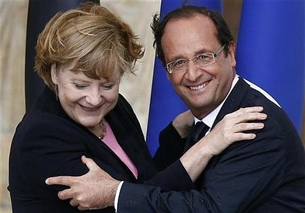 Francija in Nemčija skupaj: Pariz bi zamrznil plače, Berlin povečal javne naložbe 