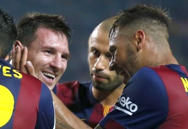 Do kdaj bo Messi še srečen v Barceloni? (foto: Reuters) 