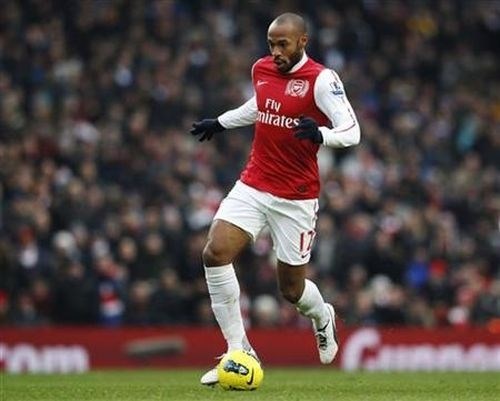 Thierry Henry je pri Arsenalu preživel kar osem let. (Foto: Reuters) 
