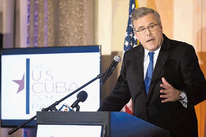 Jeb Bush, sin in brat nekdanjih predsednikov ZDA, razmišlja, da bi šel po njuni poti. AP 