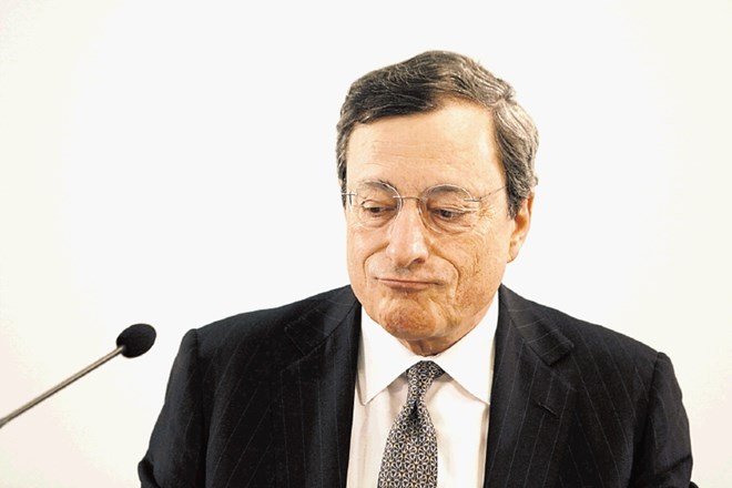 Mario Draghi, guverner Evropske centralne banke Jaka Gasar  
