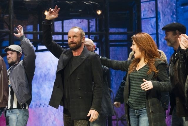 V začetku decembra je Sting sam prevzel eno od stranskih vlog, da bi pripomogel k uspehu predstave. (Foto: AP) 