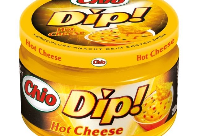 Zaradi koščkov stekla odpoklicana serija sirovih omak Chio DIP! Hot Cheese. 
