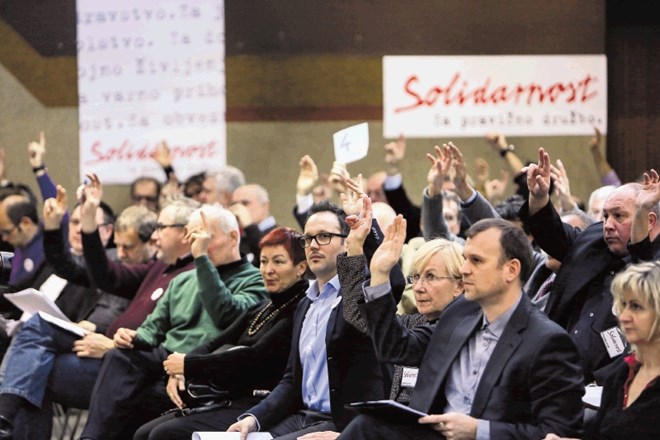 Ustanovni kongres stranke Solidarnost je bil decembra 2013. Jaka Gasar 