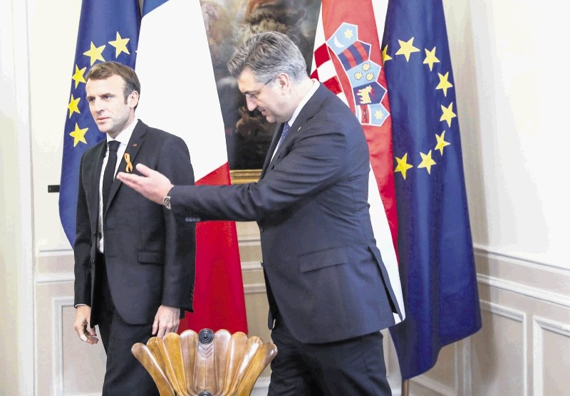 Macron a promis Schengen à la Croatie