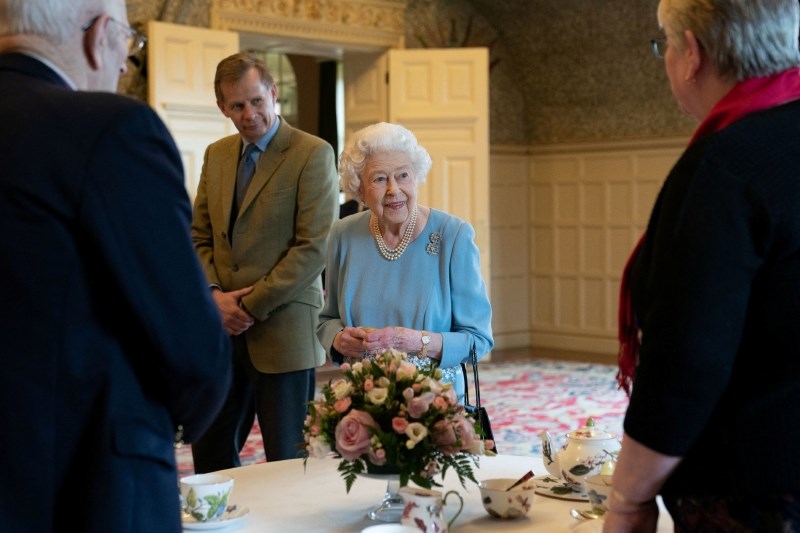 Elizabeth II lors d’une fête marquant le 70e anniversaire de son règne