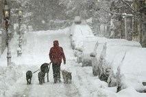 Sneg znova prekril severovzhod ZDA, New York tokrat očiščen