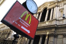 Svetovno znana veriga McDonald's v drugem četrtletju zvišala dobiček