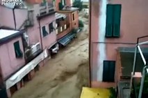 "Monterossa ni več": hudo deževje v Italiji "odplaknilo" mesta in ceste