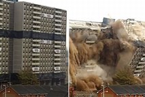 Spektakularno rušenje zgradbe: Kako je 17 nadstropij v sekundi postalo prah