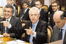 Monti preživel prvo zaupnico po prevzemu vlade