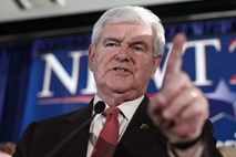 Republikanski predsedniški kandidat Gingrich vodi na Floridi
