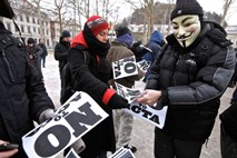 V soboto so  tudi v hrvaških mestih napovedani protesti proti Acti