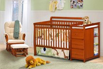 Kako izbrati posteljico in previjalno mizo za dojenčka?