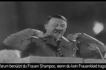 Turška družba v oglasu za šampon uporabila "100-odstotnega moškega", Adolfa Hitlerja