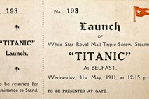 Vozovnico za Titanik prodali za več kot 56.000 dolarjev