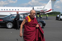 Foto: Tibetanski duhovni vodja dalajlama na tretji obisk v Slovenijo