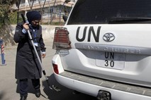 V Siriji tarča napada opazovalci ZN