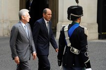 Janša in Monti o evropskih težavah in dvostranskih odnosih