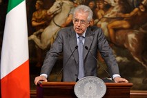 Monti: Italija ne bo potrebovala pomoči območja evra