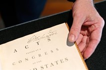 Ameriška ustava s komentarji Georgea Washingtona prodana za 10 milijonov dolarjev