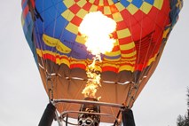 Današnji polet balona nad Ljubljano ni bil komercialen