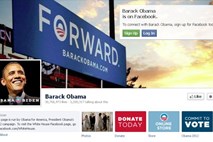 Obamovo stran po zaslugi kampanje na facebooku všečka milijon ljudi na dan