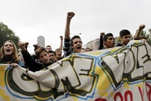 V Italiji protesti študentov in učiteljev zaradi varčevalnih ukrepov