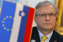 Rehn zaskrbljen glede dosedanje reformne dinamike v Sloveniji