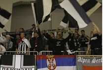 Partizan bo zaradi svojih navijačev ob 8000 evrov