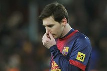 Messi po bolečem porazu proti Realu dobil vročino in zbolel