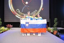 Sijajen uspeh slovenskih tekmovalcev na SP v cheerleadingu 