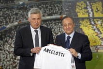 Ancelotti predstavljen v Madridu: ''Pred Realom je sezona zadovoljstva''
