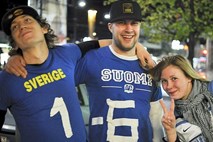 Finski in švedski navijači bodo v Kopru slavili skupaj