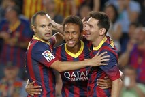 Barcelona se je poigrala s Sociedadom; ''Tata'' z menjavo razjezil Messija