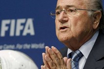 Blatter na zasebnem sprejemu pri papežu