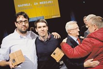 Novinarske nagrade čuvaj/watchdog prejela tudi Tomaž Modic in Jaka Gasar z Dnevnika (video)