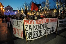 V petek napovedan nov protest: Privatni interes ne more odpraviti korupcije