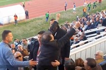 Dinamu hrvaški derbi, Mamić na tribuni provociral, žalil in zakuhal incident (video)
