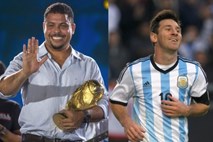 Ronaldo: Messi je tudi brez naslova svetovnega prvaka že legenda