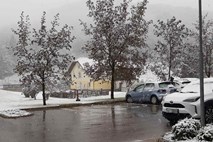 Sneženje zajelo tudi Ljubljano: Arso opozarja, da bodo v krajih nad okoli 500 metri nad morjem razmere popoldne in zvečer zimske