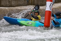 Eva Terčelj v finalu EP v slalomu na divjih vodah