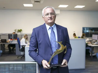 Damir Popovič, direktor podjetja IMP PUMPS - 26.10.2023 &ndash; Zlata gazela 2023 - Podjetje IMP PUMPS, proizvodnja črpalk in črpalnih sistemov, storitve, inženiring, d.o.o., Pod hrasti 28, Komenda //FOTO: Luka CjuhaOPOMBA: INTERVJU ZA OBJEKTIV 2023